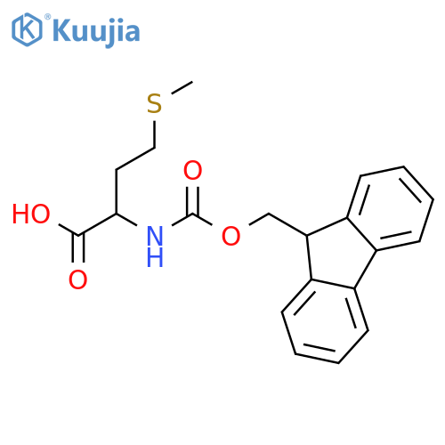 (((9H-Fluoren-9-yl)methoxy)carbonyl)-D-methionine structure