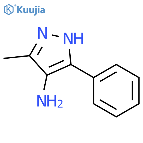 3-Methyl-5-phenyl-1H-pyrazol-4-amine structure