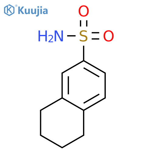 5,6,7,8-tetrahydronaphthalene-2-sulfonamide structure