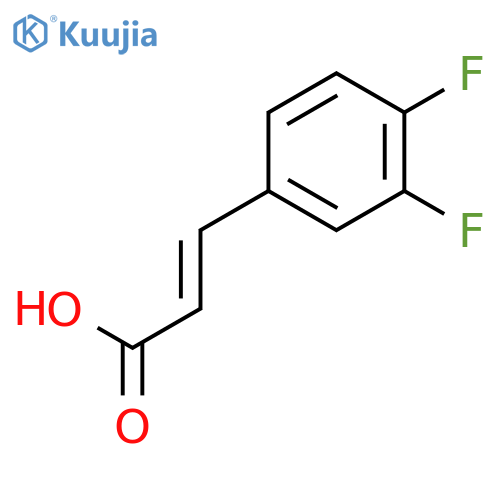 trans-3,4-Difluorocinnamic Acid structure