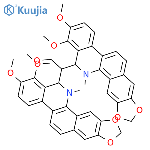 [1,3]Benzodioxolo[5,6-c]phenanthridine-13-acetaldehyde, α-(12,13-dihydro-1,2-dimethoxy-12-methyl[1,3]benzodioxolo[5,6-c]phenanthridin-13-yl)-12,13-dihydro-1,2-dimethoxy-12-methyl- (9CI) structure