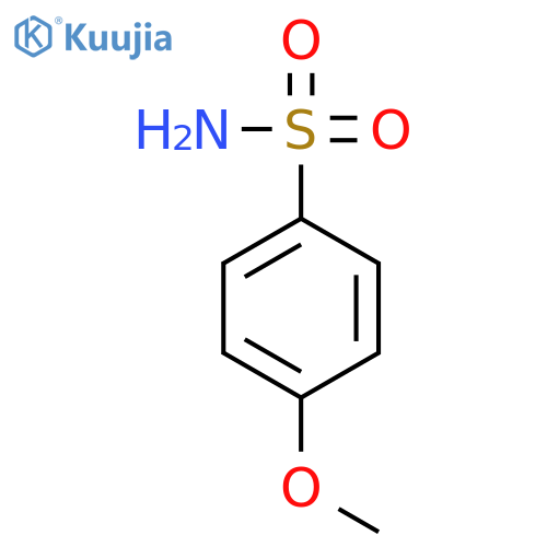 4-Methoxybenzenesulfonamide structure