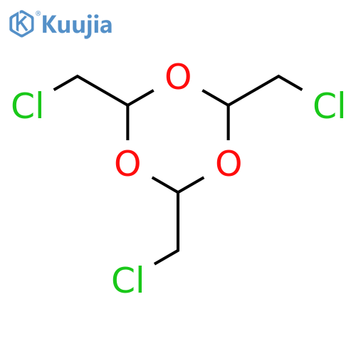 1,3,5-Trioxane,2,4,6-tris(chloromethyl)- structure