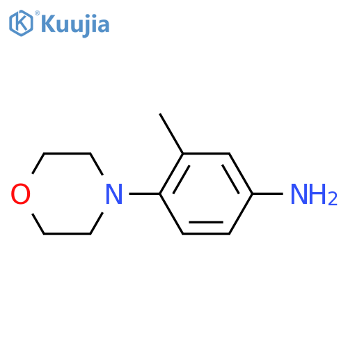 3-methyl-4-(morpholin-4-yl)aniline structure