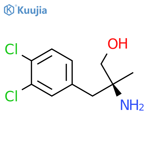 2-amino-3-(3,4-dichlorophenyl)-2-methylpropan-1-ol structure
