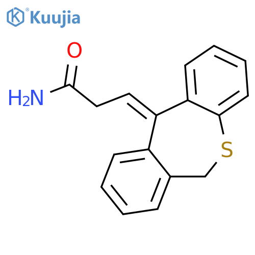 Propanamide,3-dibenzo[b,e]thiepin-11(6H)-ylidene-, (E)- (9CI) structure