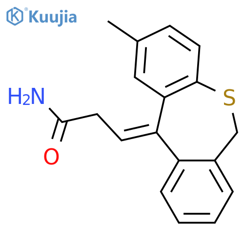 Propanamide,3-(2-methyldibenzo[b,e]thiepin-11(6H)-ylidene)-, (E)- (9CI) structure