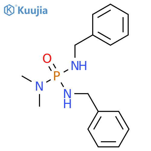 Phosphoric triamide, N,N-dimethyl-N',N''-bis(phenylmethyl)- structure