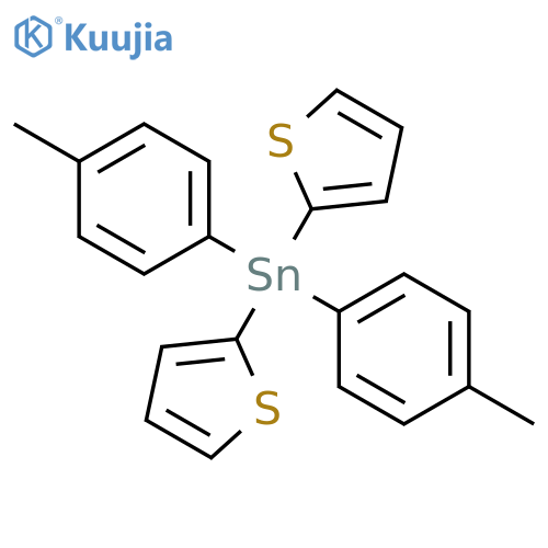 Stannane, bis(4-methylphenyl)di-2-thienyl- structure