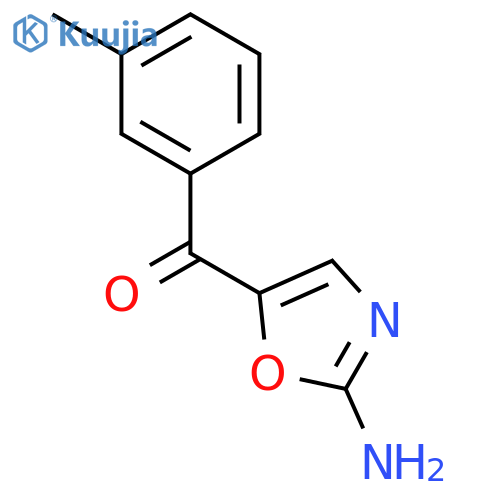 Methanone, (2-amino-5-oxazolyl)(3-methylphenyl)- structure