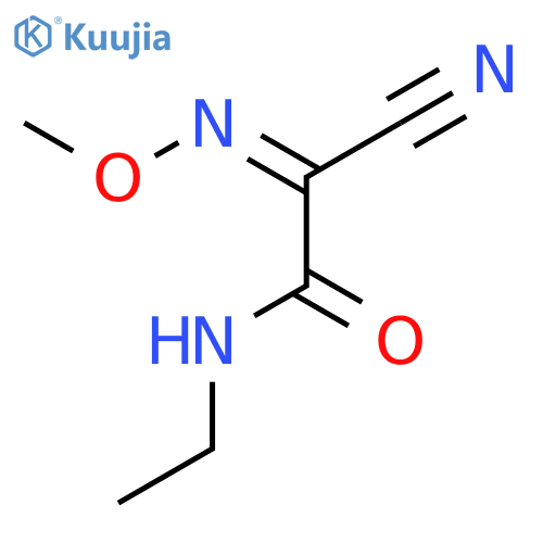 2-(ethylamino)-N-methoxy-2-oxoethanimidoyl cyanide structure