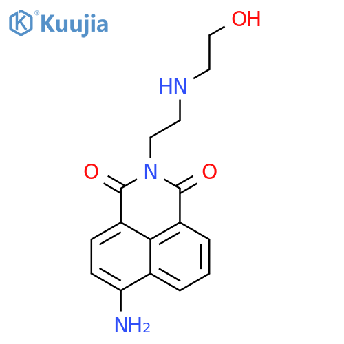 1H-Benz[de]isoquinoline-1,3(2H)-dione, 6-amino-2-[2-[(2-hydroxyethyl)amino]ethyl]- structure