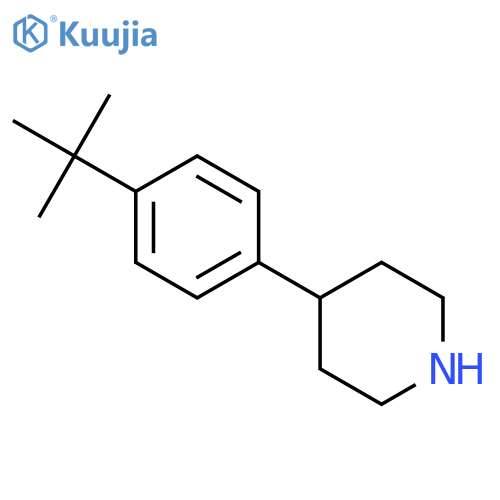 4-(4-tert-butylphenyl)piperidine structure