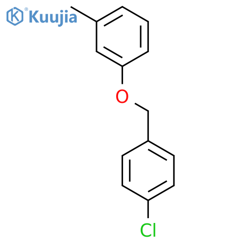 Benzene, 1-[(4-chlorophenyl)methoxy]-3-methyl- structure