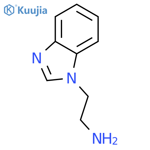 1H-Benzimidazole-1-ethanamine,hydrochloride (1:2) structure