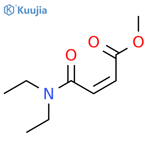 2-Butenoic acid, 4-(diethylamino)-4-oxo-, methyl ester, (Z)- structure