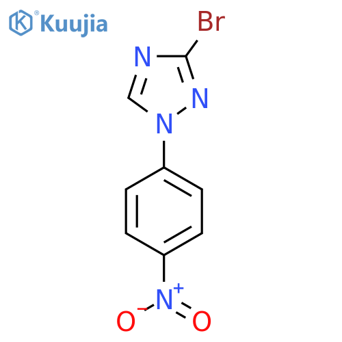 3-Bromo-1-(4-nitrophenyl)-1H-1,2,4-triazole structure