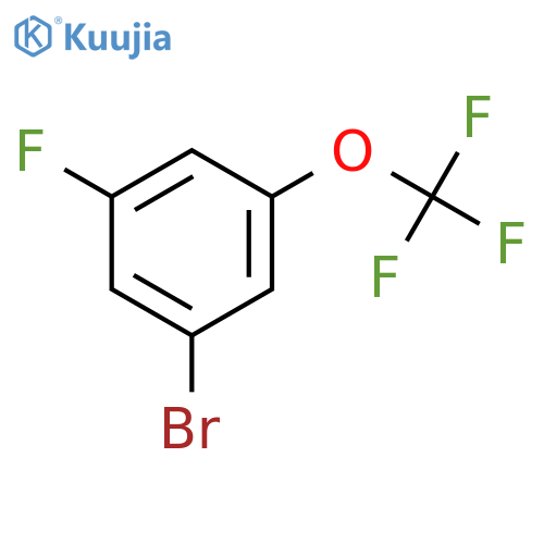 1-Bromo-3-fluoro-5-(trifluoromethoxy)benzene structure