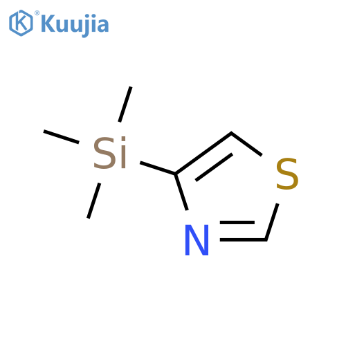 Thiazole,4-(trimethylsilyl)- structure