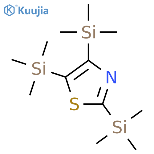 Thiazole, tris(trimethylsilyl)- structure