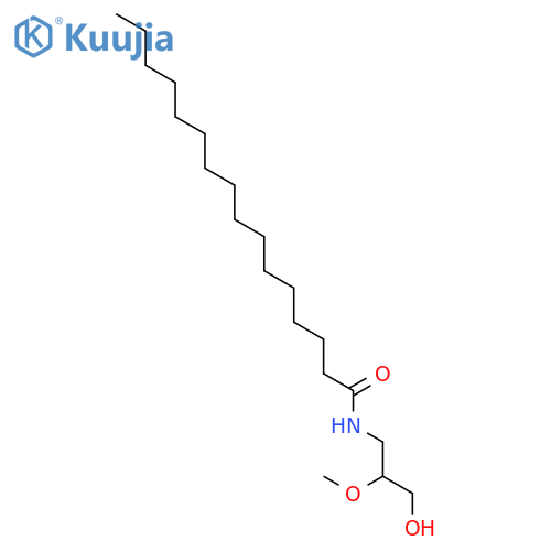 (±)-N-(3-Hydroxy-2-methoxypropyl)-hexadecanamide structure