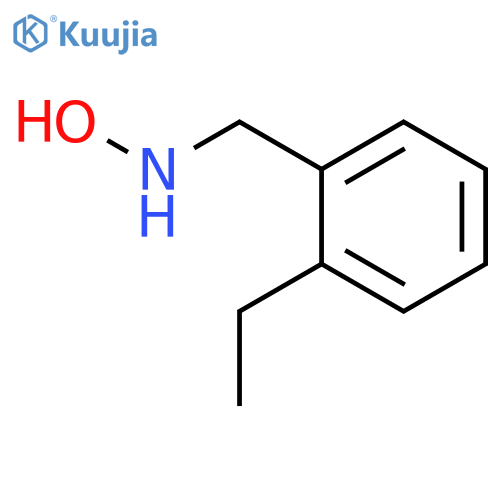 N-(2-ethylphenyl)methylhydroxylamine structure
