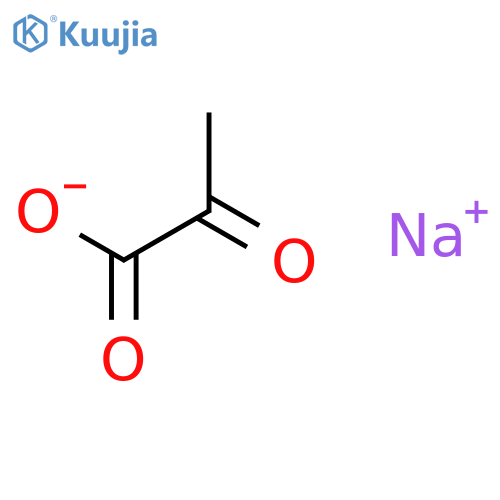 Sodium 2-oxopropanoate structure