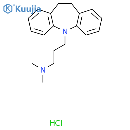 Imipramine hydrochloride structure