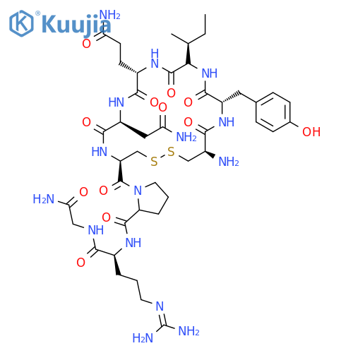 Oxytocin, 8-L-arginine- structure