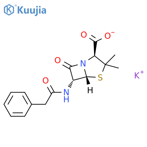 Penicillin G potassium structure