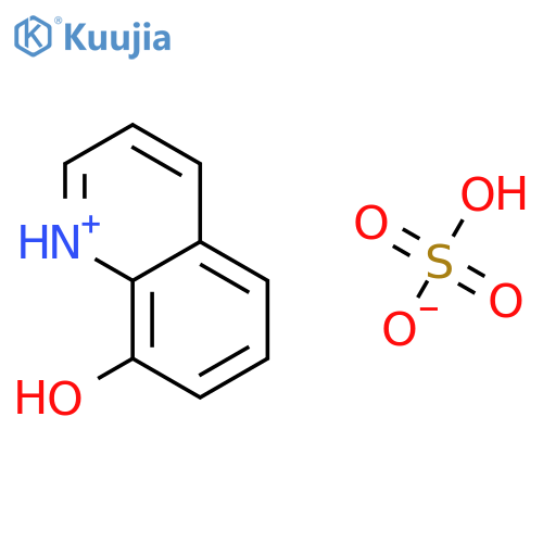 8-Hydroxyquinolinium hydrogen sulphate structure