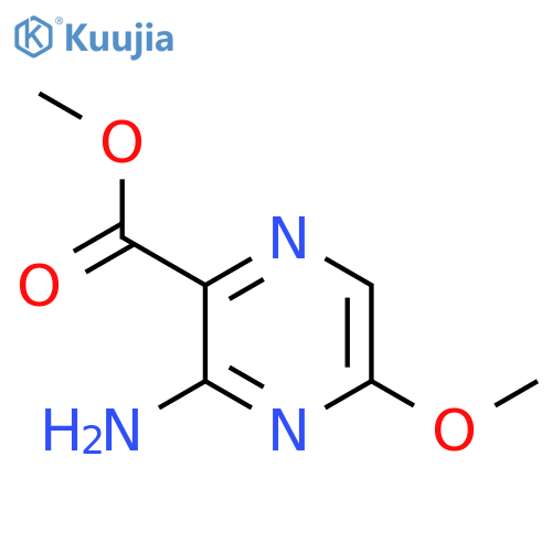 Methyl 3-amino-5-methoxypyrazine-2-carboxylate structure