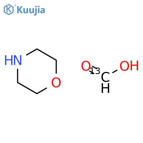 morpholinium [13C]formate structure