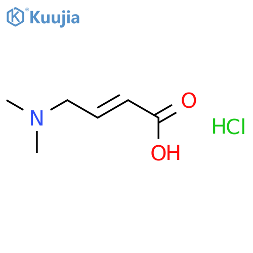 4-(Dimethylamino)-2-butenoic Acid Hydrochloride structure