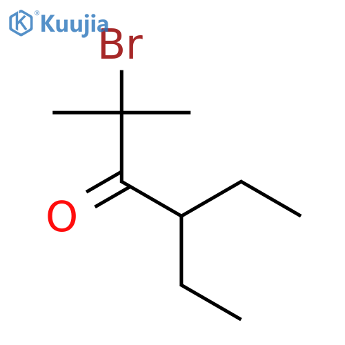 3-Hexanone, 2-bromo-4-ethyl-2-methyl- structure