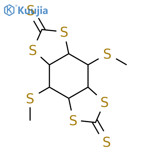 Benzo[1,2-d:4,5-d']bis[1,3]dithiole-2,6-dithione,4,8-bis(methylthio)- (9CI) structure
