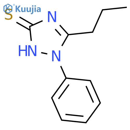 3H-1,2,4-Triazole-3-thione, 1,2-dihydro-1-phenyl-5-propyl- structure