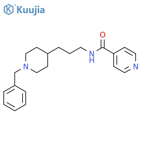 4-Pyridinecarboxamide, N-[3-[1-(phenylmethyl)-4-piperidinyl]propyl]- structure