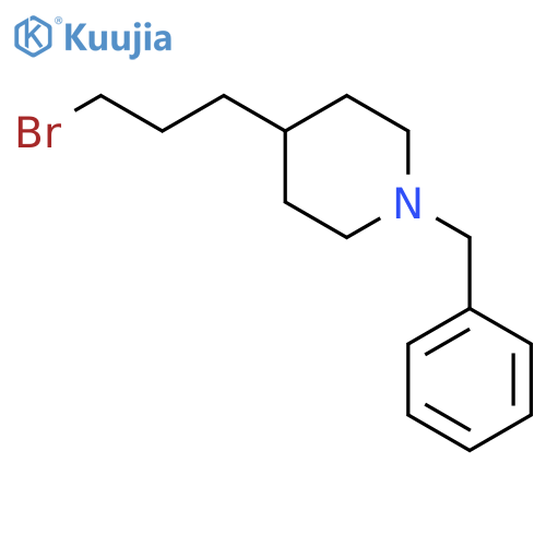 1-Benzyl-4-(3-bromopropyl)piperidine structure
