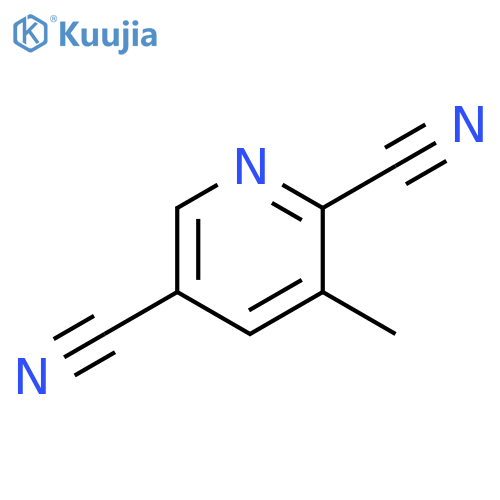 3-methylpyridine-2,5-dicarbonitrile structure