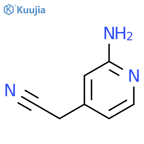 2-(2-Aminopyridin-4-yl)acetonitrile structure