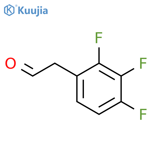 2-(2,3,4-trifluorophenyl)acetaldehyde structure