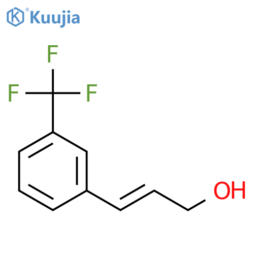 2-Propen-1-ol, 3-[3-(trifluoromethyl)phenyl]-, (2E)- structure