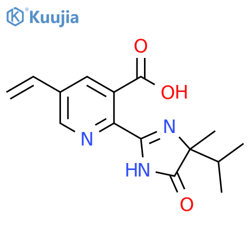 5-Vinyl-2-(4-isopropyl-4-methyl-5-oxo-2-imidazoline-2-yl) Nicotinic Acid structure
