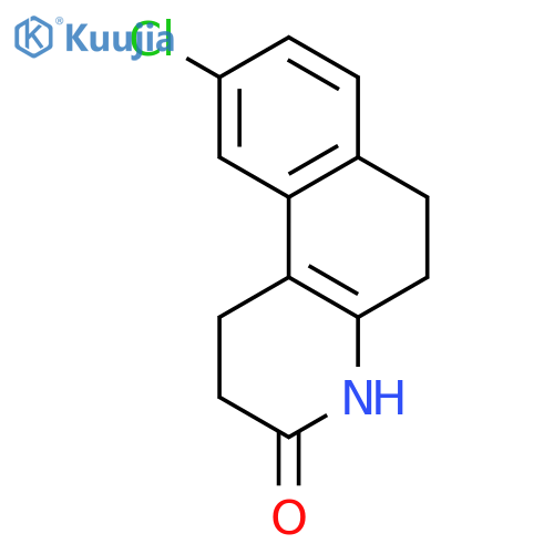 Benzo[f]quinolin-3(2H)-one, 9-chloro-1,4,5,6-tetrahydro- structure