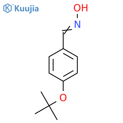 Benzaldehyde, 4-(1,1-dimethylethoxy)-, oxime structure
