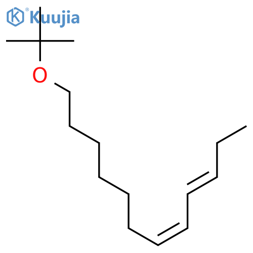 3,5-Dodecadiene, 12-(1,1-dimethylethoxy)-, (E,Z)- structure