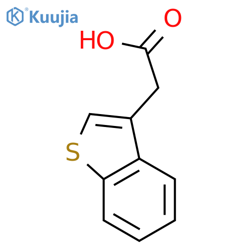 Benzobthiophene-3-acetic Acid structure