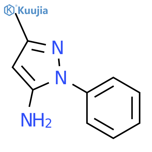 3-Methyl-1-phenyl-1H-pyrazol-5-amine structure