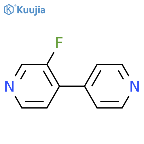 3-Fluoro-4,4'-dipyridine structure
